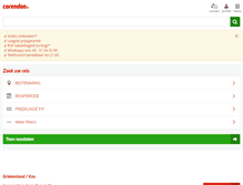Tablet Screenshot of corendon.nl