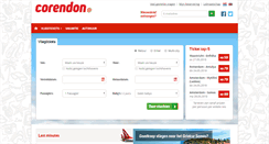 Desktop Screenshot of corendon.com