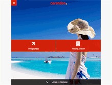 Tablet Screenshot of m.corendon.com